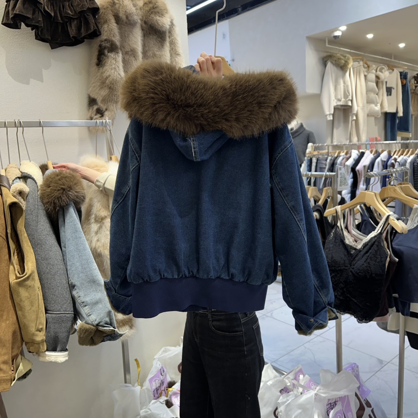 HIPTIQUE東大門㊣代購女士新款熱賣25秋冬真品人氣夾克浣熊HIPTIQUE夾克