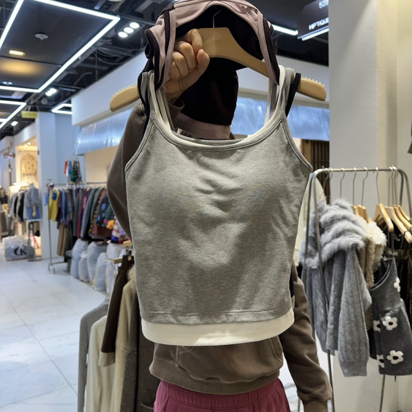 HIPTIQUE韓國直郵㊣女士新品25秋冬休閑真品時尚熱賣吊帶背心HIPTIQUE吊帶/背心圖色1