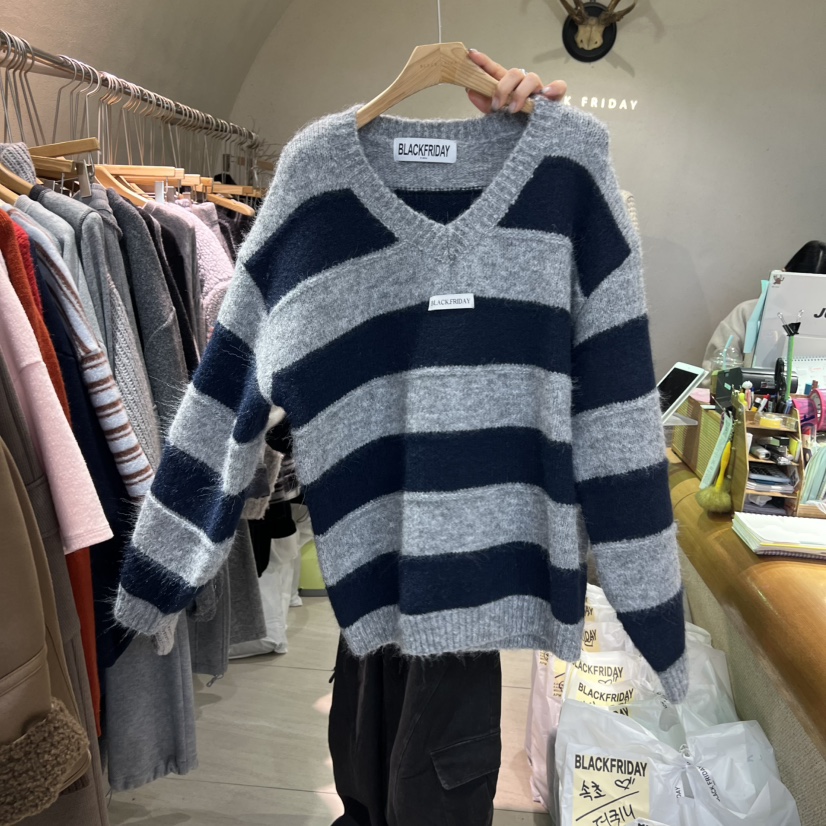 BLACKFRIDAY韓國直郵㊣女士新款熱賣時尚職業25秋冬人氣毛衣BLACK FRIDAY毛衣圖色3
