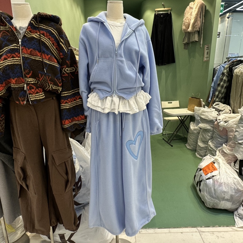 ROMANTIC NEWYORK東大門㊣實拍女士新品人氣套裝不含內搭套裝ROMANTIC NEWYORK套裝圖色1