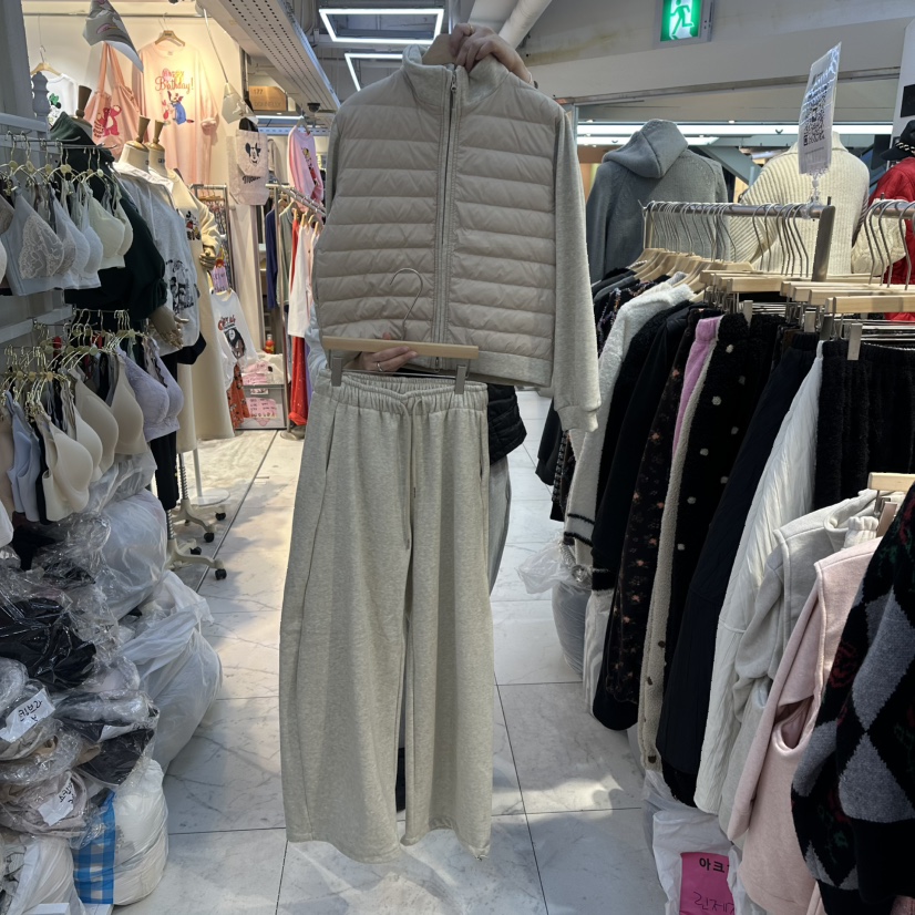 AKRA BY ART東大門㊣直郵女裝新款真品套裝加絨拉鏈套裝鴨AKRA BY ART套裝圖色1