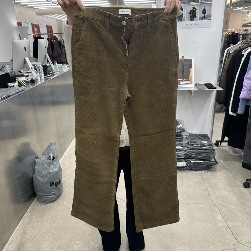 HELVETICA韓國代購㊣女士新品25秋冬休閑人氣休閑褲不含腰帶HELVETICA休閑褲圖色2