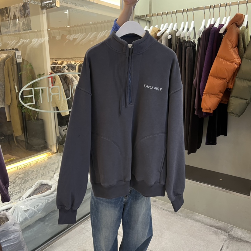 FAVE/FAVOURITE韓國代購㊣女裝新款職業25秋冬推薦衛衣加絨FAVE/FAVOURITE衛衣圖色2