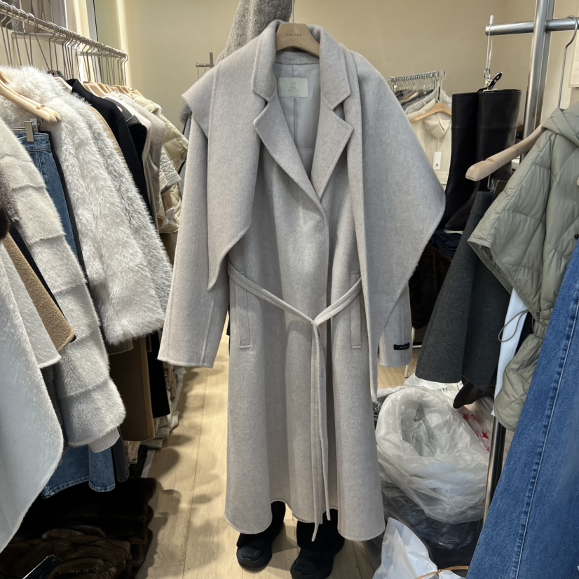 ARCHER東大門㊣代購女士新品時尚職業真品套裝羊毛圍巾手工ARCHER套裝圖色2