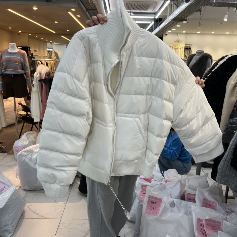 SAGE BRUSH韓國直郵㊣女裝新款真品短款羽絨服填充雙面鴨絨SAGE BRUSH短款羽絨服圖色1