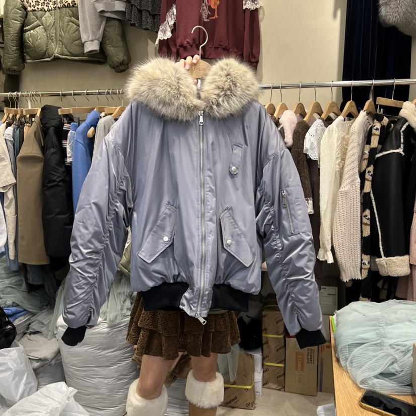 J PEAK/BY FLOW東大門㊣代購女裝新款真品時尚推薦短款棉服J PEAK短款棉服圖色2