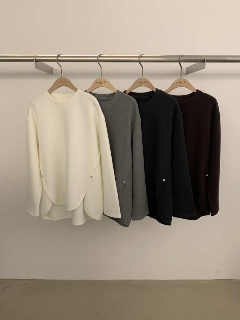 UNDER KEY韓國直郵㊣女士新品推薦休閑職業人氣真品長袖T恤UNDER KEY長袖T恤