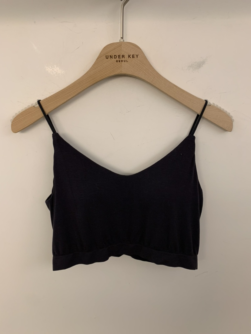 UNDER KEY韓國直郵㊣女裝新品職業25秋冬熱賣真品吊帶背心UNDER KEY吊帶/背心圖色2墨色
