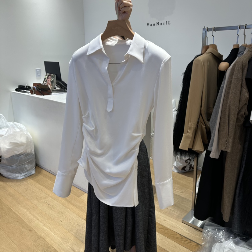 VAN NZILL東大門㊣直郵女裝新款人氣推薦時尚熱賣襯衫蕾絲衫VAN NZILL襯衫/蕾絲衫圖色1