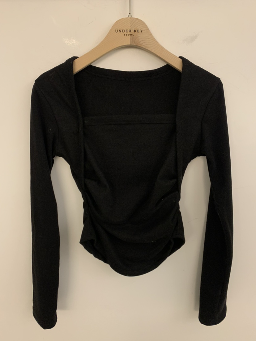 UNDER KEY東大門㊣代購女裝新款真品休閑時尚25秋冬長袖T恤UNDER KEY長袖T恤圖色2