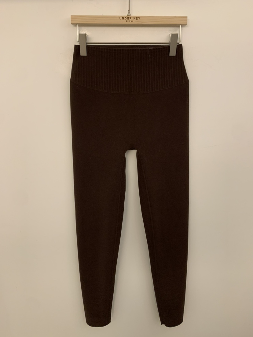 UNDER KEY東大門㊣直郵女裝新品職業時尚休閑打底褲鯊魚褲UNDER KEY打底褲/鯊魚褲圖色3棕色