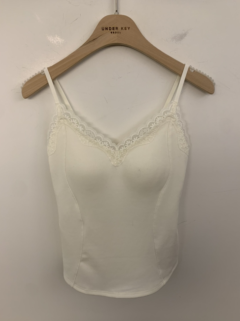 UNDER KEY東大門㊣代購女裝新款熱賣推薦休閑吊帶背心蕾絲UNDER KEY吊帶/背心圖色1
