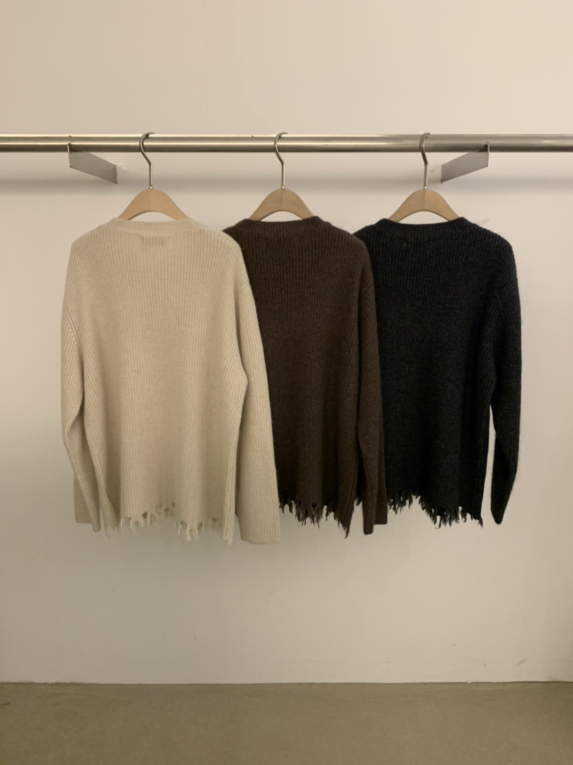 UNDER KEY東大門㊣實拍女裝新款休閑時尚推薦熱賣針織衫羊毛UNDER KEY針織衫