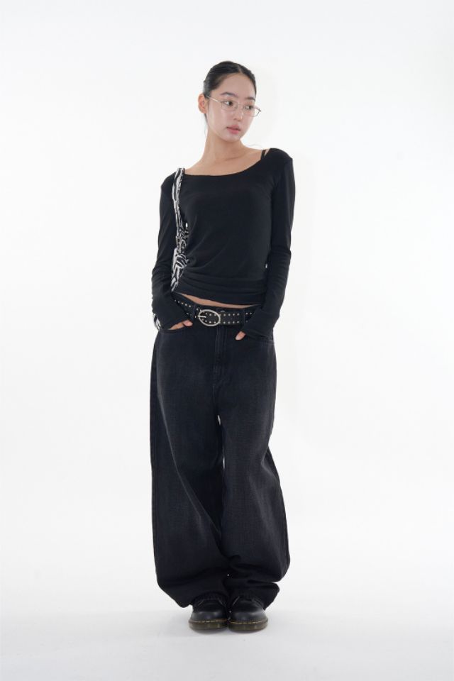 LIVE FOREVER韓國代購㊣女士新品時尚真品人氣25秋冬長袖T恤LIVE FOR_EVER長袖T恤