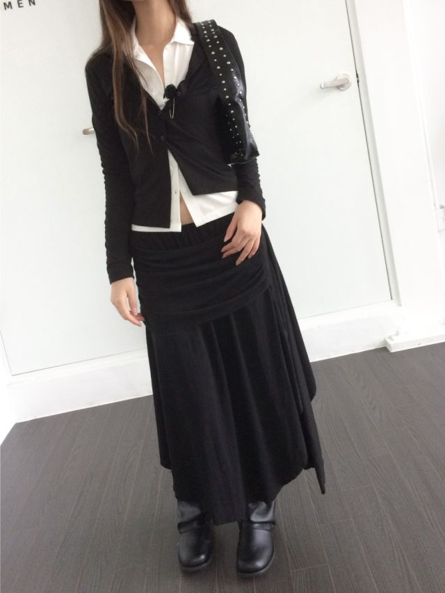 LIVE FOREVER韓國直郵㊣女士新款時尚真品人氣職業休閑長裙LIVE FOR_EVER長裙