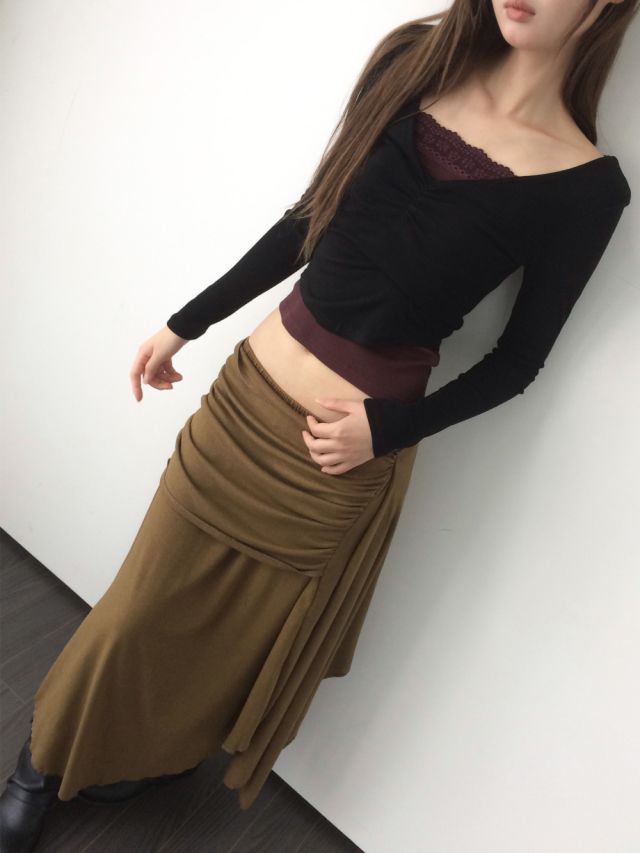 LIVE FOREVER韓國直郵㊣女士新款時尚真品人氣職業休閑長裙LIVE FOR_EVER長裙