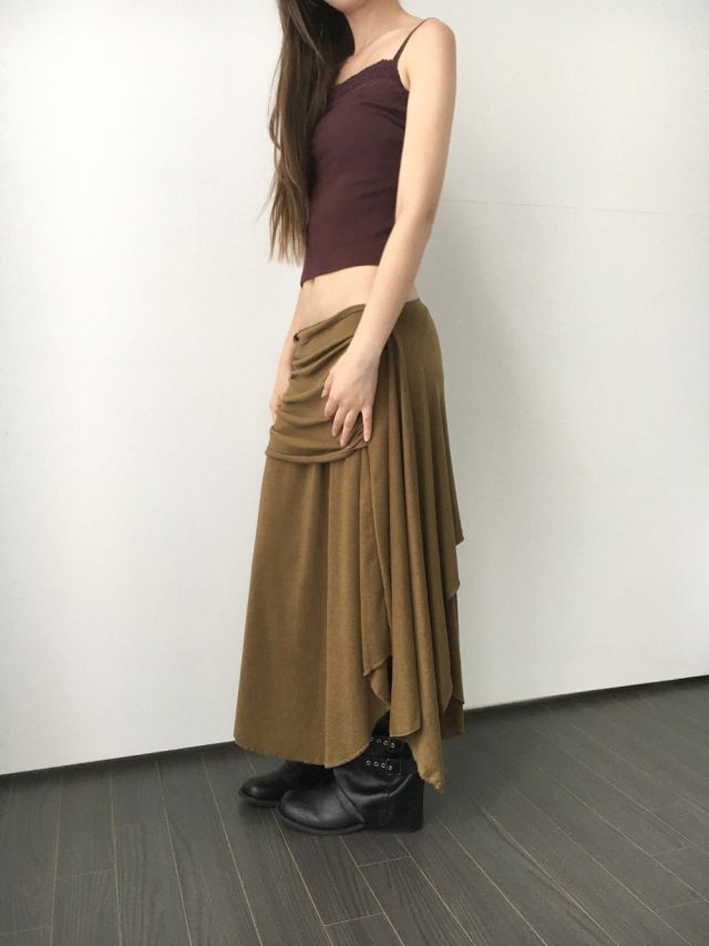 LIVE FOREVER韓國直郵㊣女士新款時尚真品人氣職業休閑長裙LIVE FOR_EVER長裙