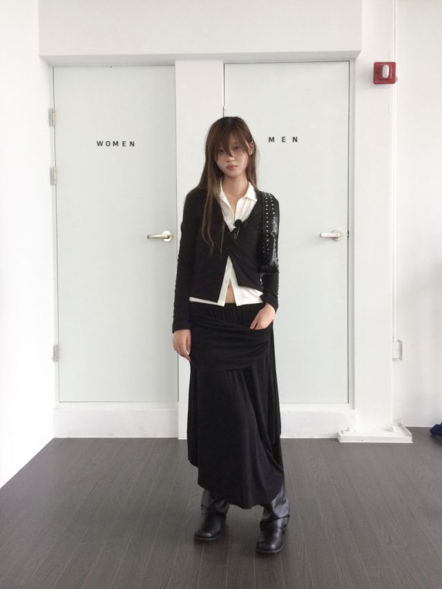 LIVE FOREVER韓國直郵㊣女士新款時尚真品人氣職業休閑長裙LIVE FOR_EVER長裙