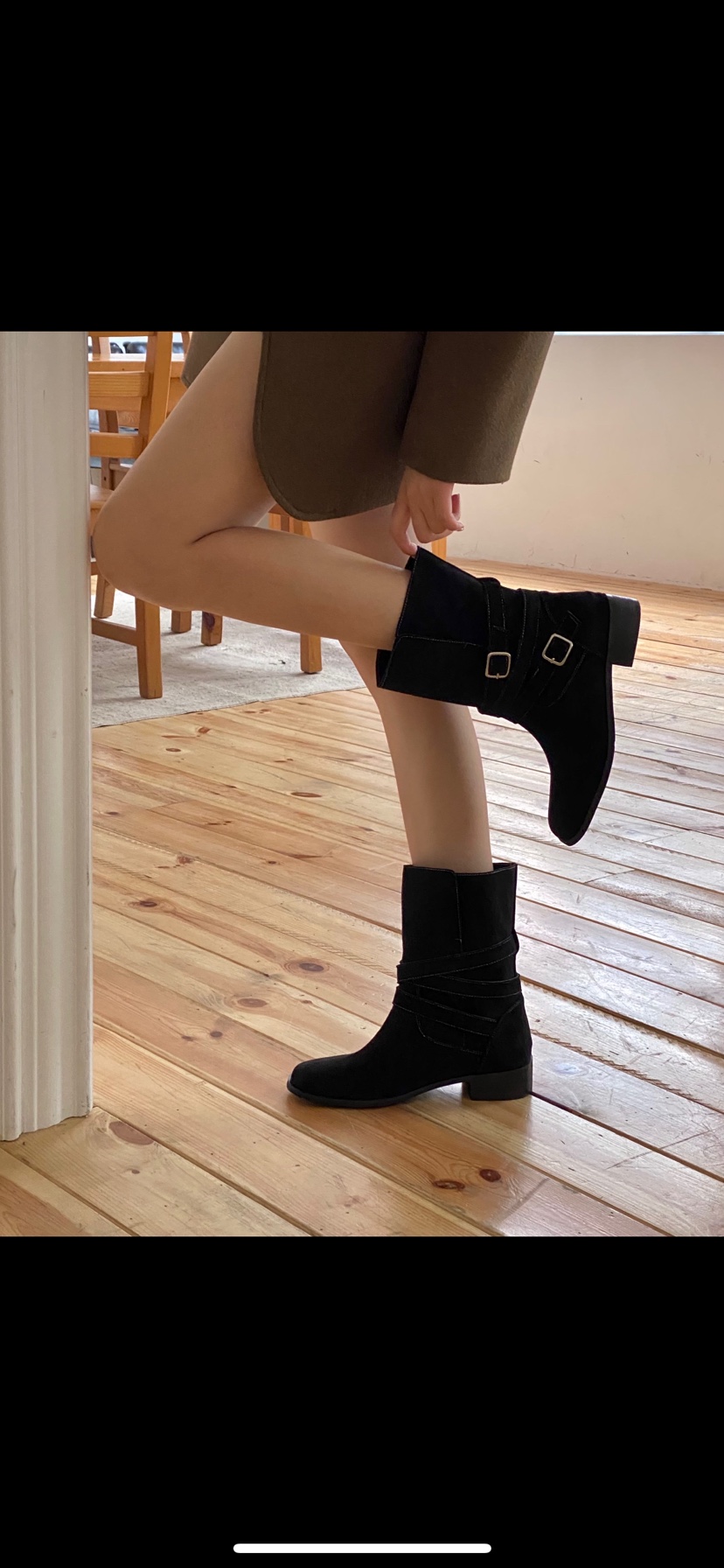 OPPA東大門㊣代購女裝新款25秋冬職業休閑真品熱賣人氣靴子OPPA靴子