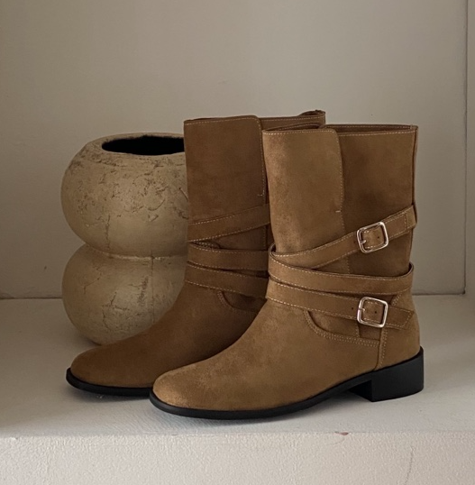 OPPA東大門㊣代購女裝新款25秋冬職業休閑真品熱賣人氣靴子OPPA靴子圖色2