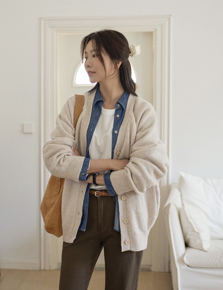 BLACK NOTE東大門㊣代購女士新款人氣推薦熱賣職業針織衫開衫BLACK NOTE針織衫圖色2