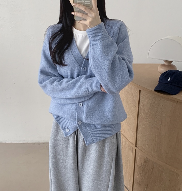 BLACK NOTE東大門㊣代購女士新款人氣推薦熱賣職業針織衫開衫BLACK NOTE針織衫圖色4