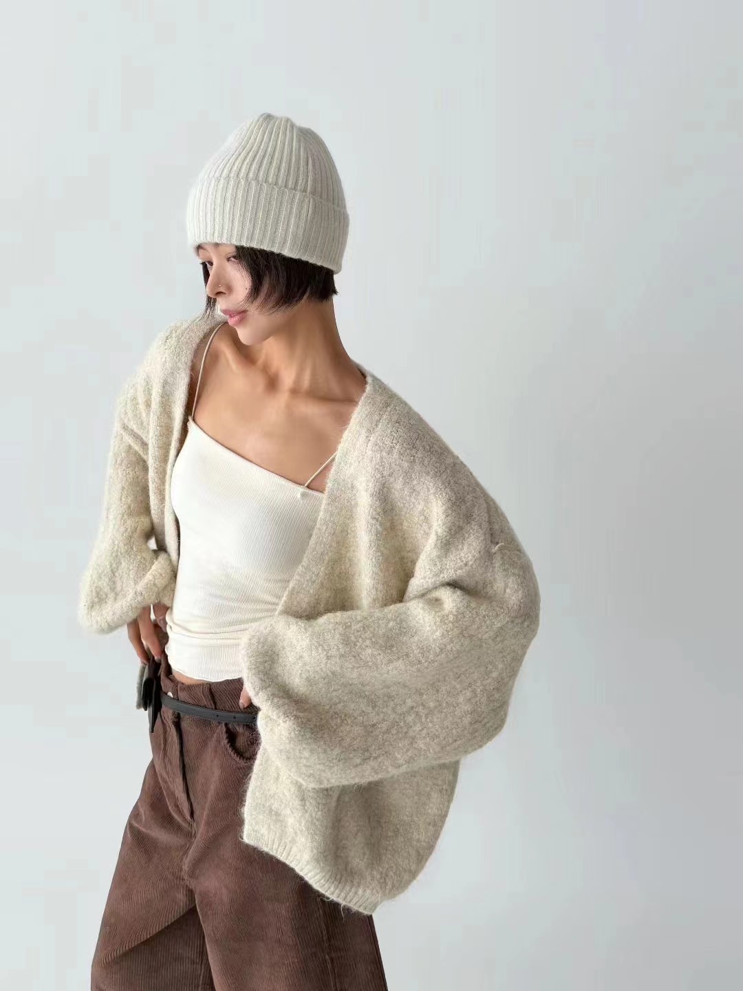 GANESHA東大門㊣代購女士新品人氣職業休閑時尚針織衫羊毛衫GANESHA針織衫圖色1