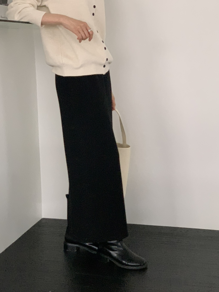 NOTICE韓國直郵㊣女士新款人氣休閑熱賣職業時尚長裙貂皮絎縫NOTICE長裙