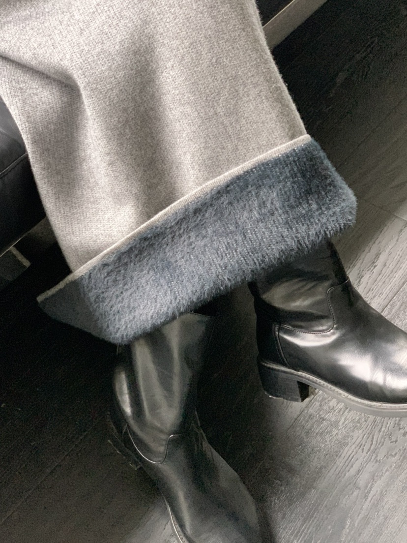 NOTICE韓國直郵㊣女士新款人氣休閑熱賣職業時尚長裙貂皮絎縫NOTICE長裙