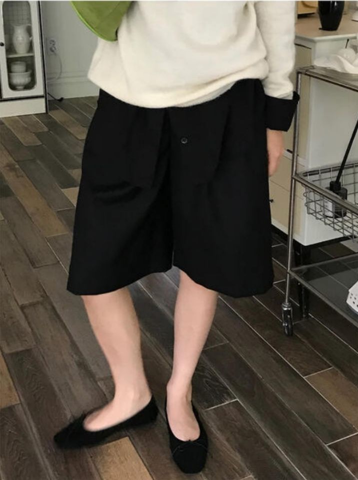 LIVE FOREVER東大門㊣代購女裝新款人氣25秋冬時尚休閑短褲LIVE FOR_EVER短褲