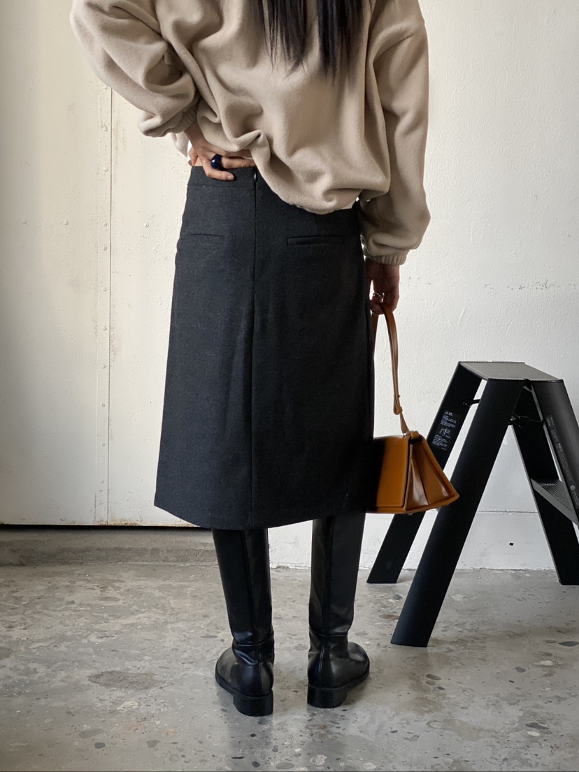 NEAR LEAP-P東大門㊣實拍女裝新款人氣真品半身裙中短裙褶裥NEAR LEAP半身裙/中短裙