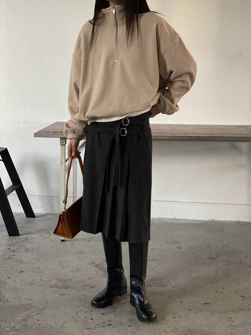 NEAR LEAP-P東大門㊣實拍女裝新款人氣真品半身裙中短裙褶裥NEAR LEAP半身裙/中短裙