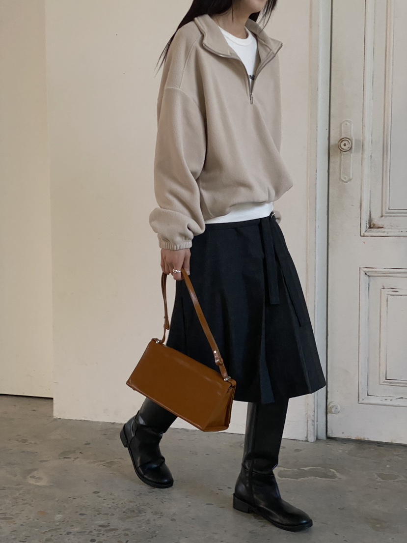 NEAR LEAP-P東大門㊣實拍女裝新款人氣真品半身裙中短裙褶裥NEAR LEAP半身裙/中短裙