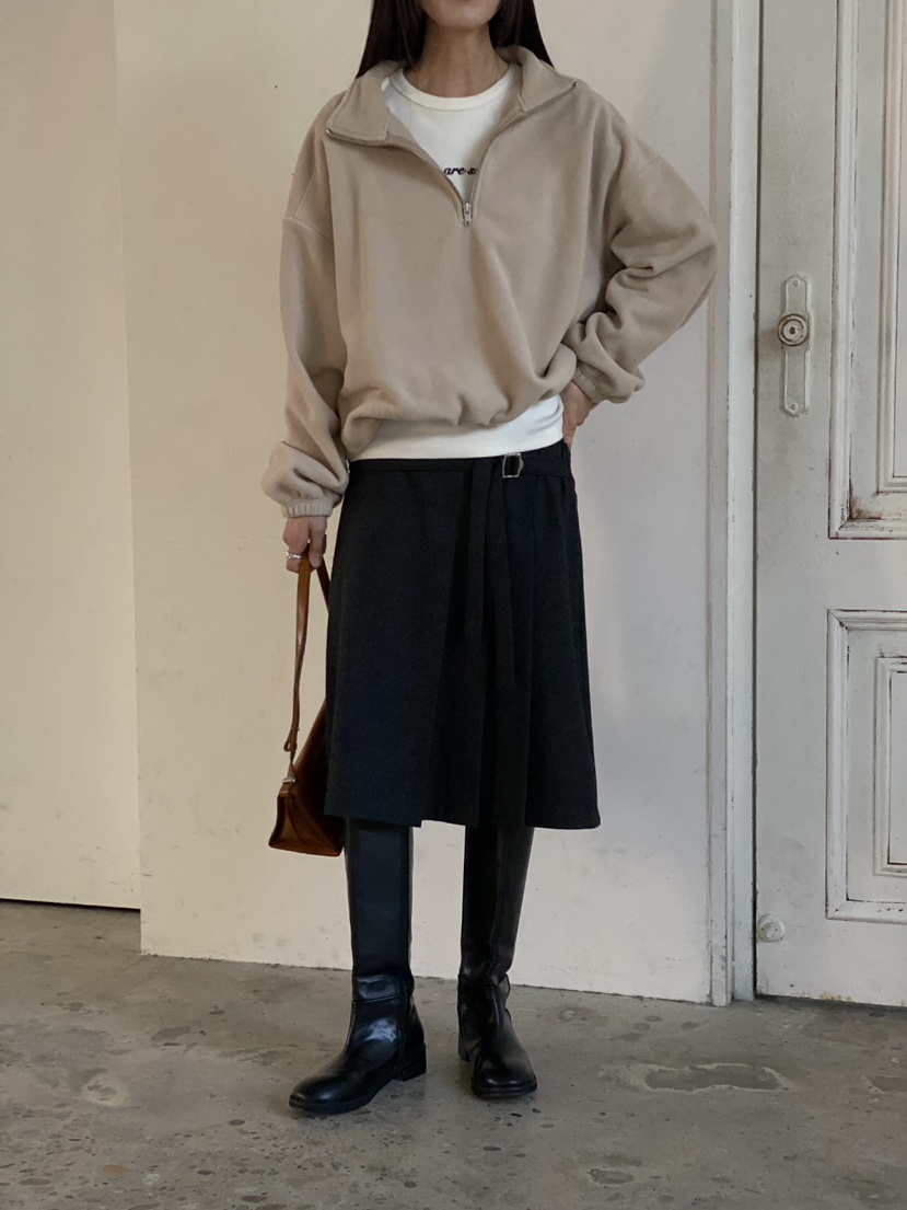 NEAR LEAP-P東大門㊣實拍女裝新款人氣真品半身裙中短裙褶裥NEAR LEAP半身裙/中短裙