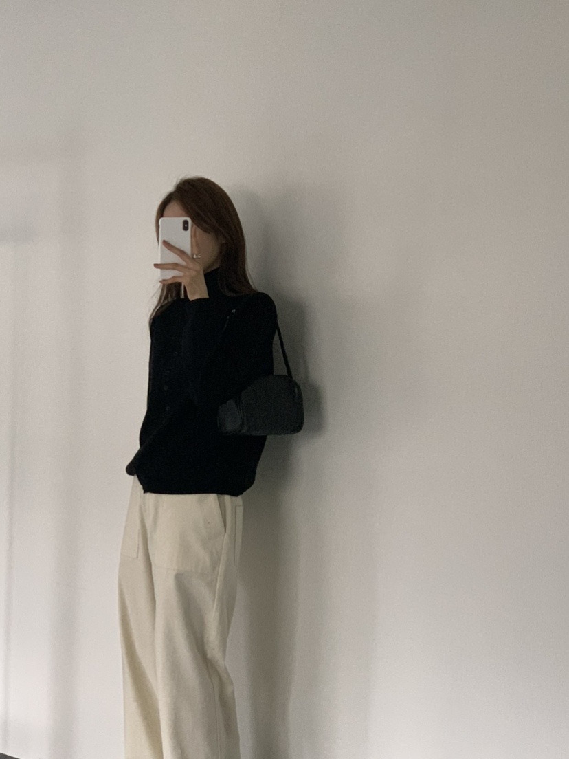 NOTICE韓國代購㊣女士新款推薦休閑熱賣人氣針織衫高領紐扣NOTICE針織衫