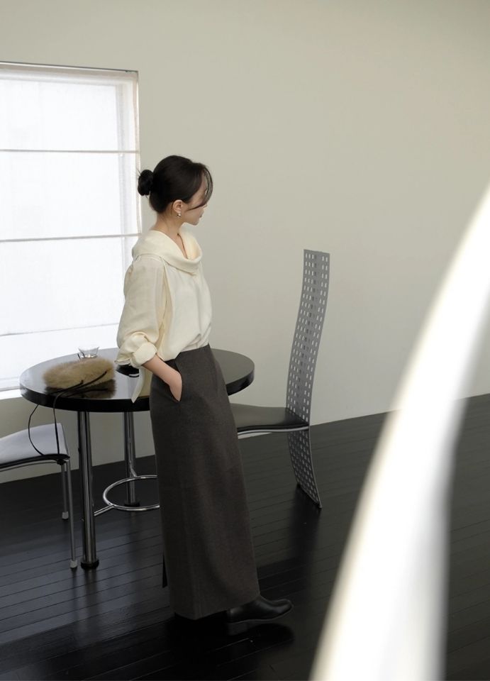 LIVE FOREVER東大門㊣實拍女裝新品時尚職業人氣襯衫蕾絲衫LIVE FOR_EVER襯衫/蕾絲衫