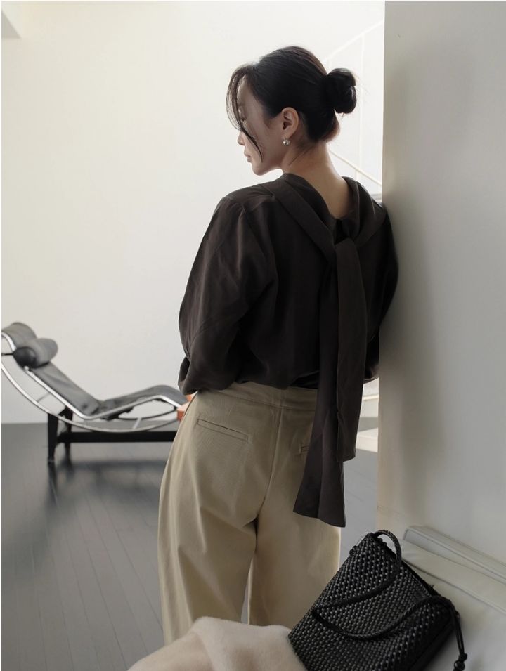 LIVE FOREVER東大門㊣實拍女裝新品時尚職業人氣襯衫蕾絲衫LIVE FOR_EVER襯衫/蕾絲衫