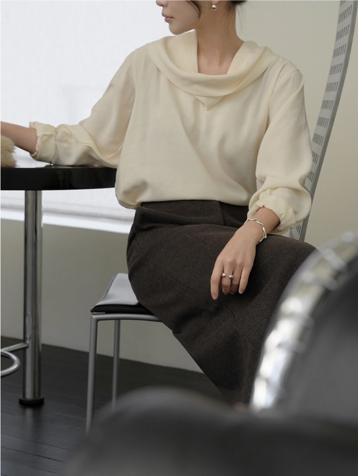 LIVE FOREVER東大門㊣實拍女裝新品時尚職業人氣襯衫蕾絲衫LIVE FOR_EVER襯衫/蕾絲衫