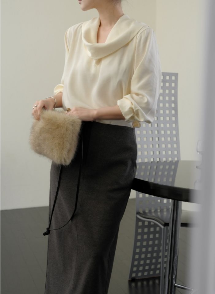 LIVE FOREVER東大門㊣實拍女裝新品時尚職業人氣襯衫蕾絲衫LIVE FOR_EVER襯衫/蕾絲衫圖色2