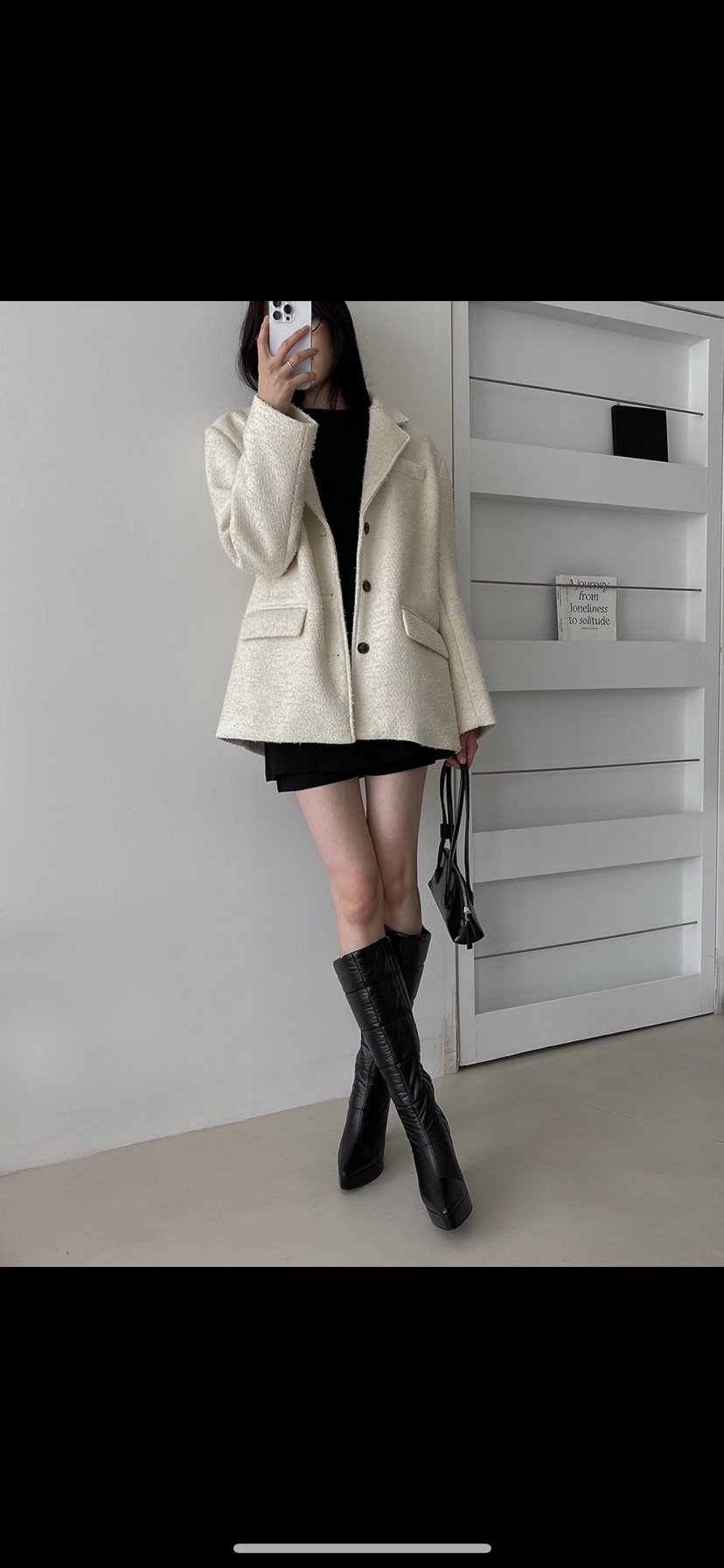 OPPA韓國直郵㊣女士新品時尚職業推薦25秋冬人氣真品休閑靴子OPPA靴子