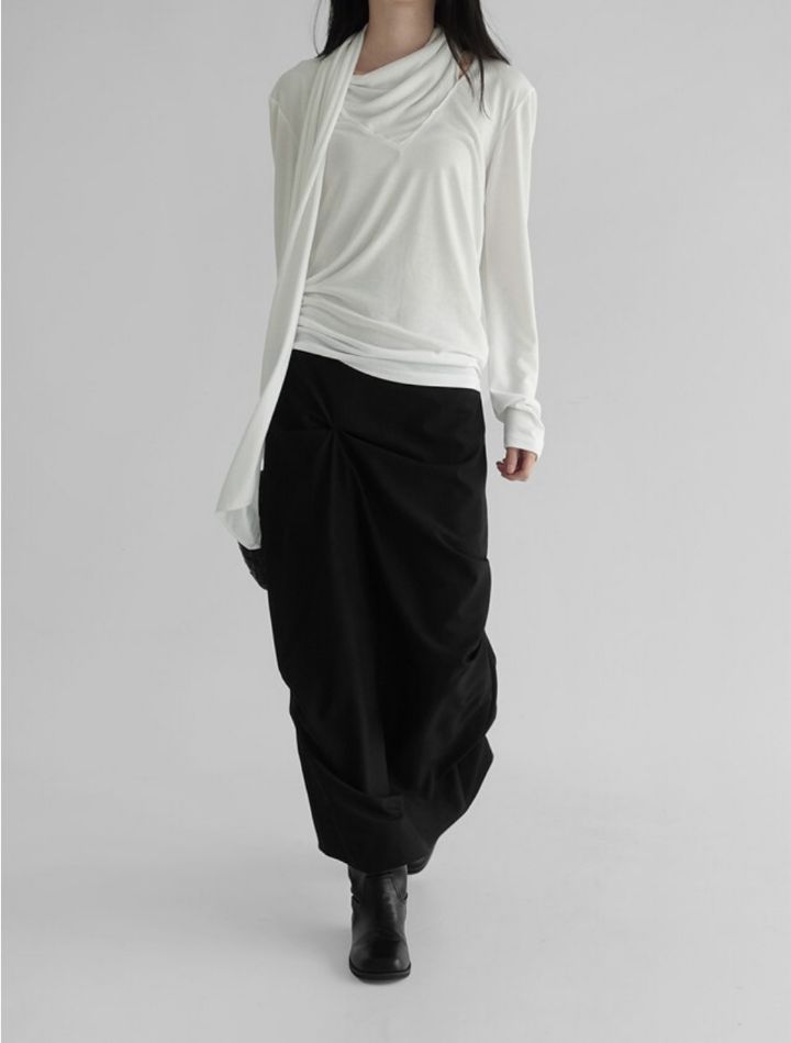 LIVE FOREVER韓國代購㊣女裝新品休閑職業人氣25秋冬長袖T恤LIVE FOR_EVER長袖T恤