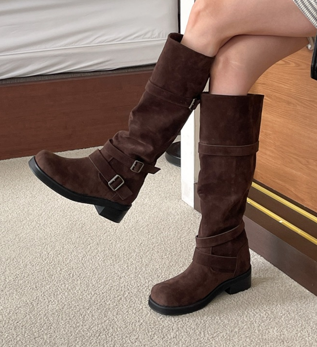 OPPA韓國代購㊣女裝新品人氣職業熱賣真品推薦時尚25秋冬靴子OPPA靴子圖色1