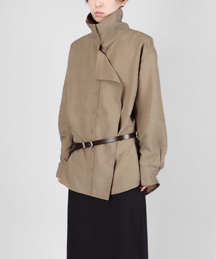 LIVE FOREVER東大門㊣實拍女士新品推薦襯衫蕾絲衫不含腰帶LIVE FOR_EVER襯衫/蕾絲衫圖色1