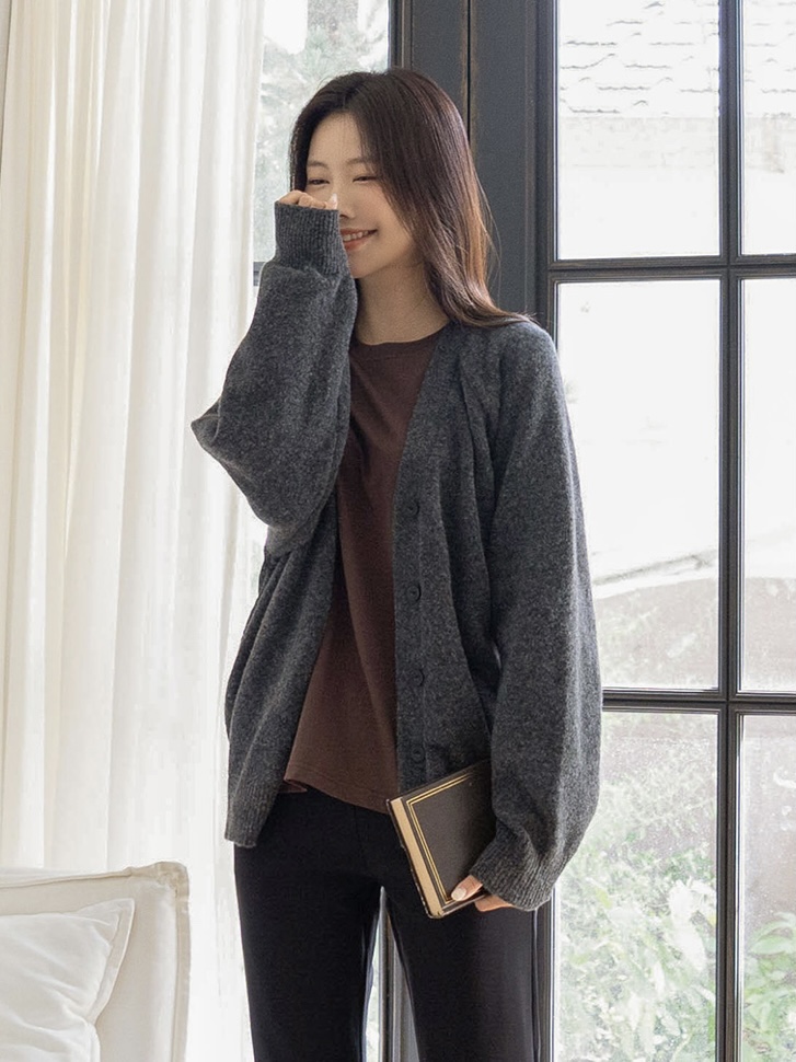 EVERCOMMERCE METICULOUSLY DESIGNED東大門㊣實拍女士新品休閑針織衫開衫EVERCOMMERCE METICULOUSLY DESIGNED針織衫