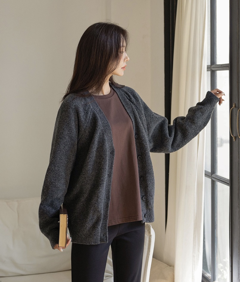 EVERCOMMERCE METICULOUSLY DESIGNED東大門㊣實拍女士新品休閑針織衫開衫EVERCOMMERCE METICULOUSLY DESIGNED針織衫