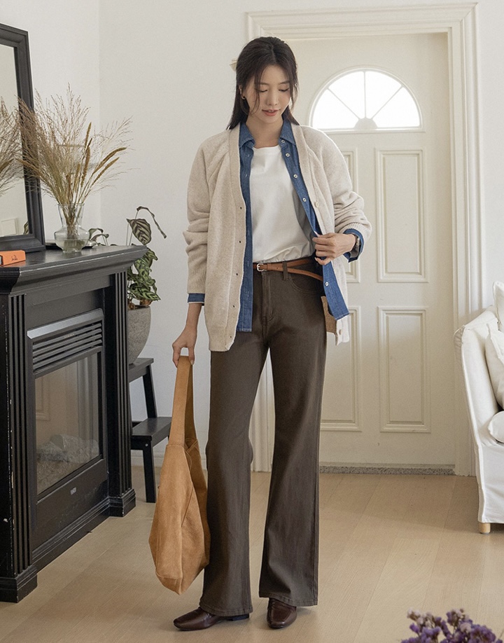 EVERCOMMERCE METICULOUSLY DESIGNED東大門㊣實拍女士新品休閑針織衫開衫EVERCOMMERCE METICULOUSLY DESIGNED針織衫