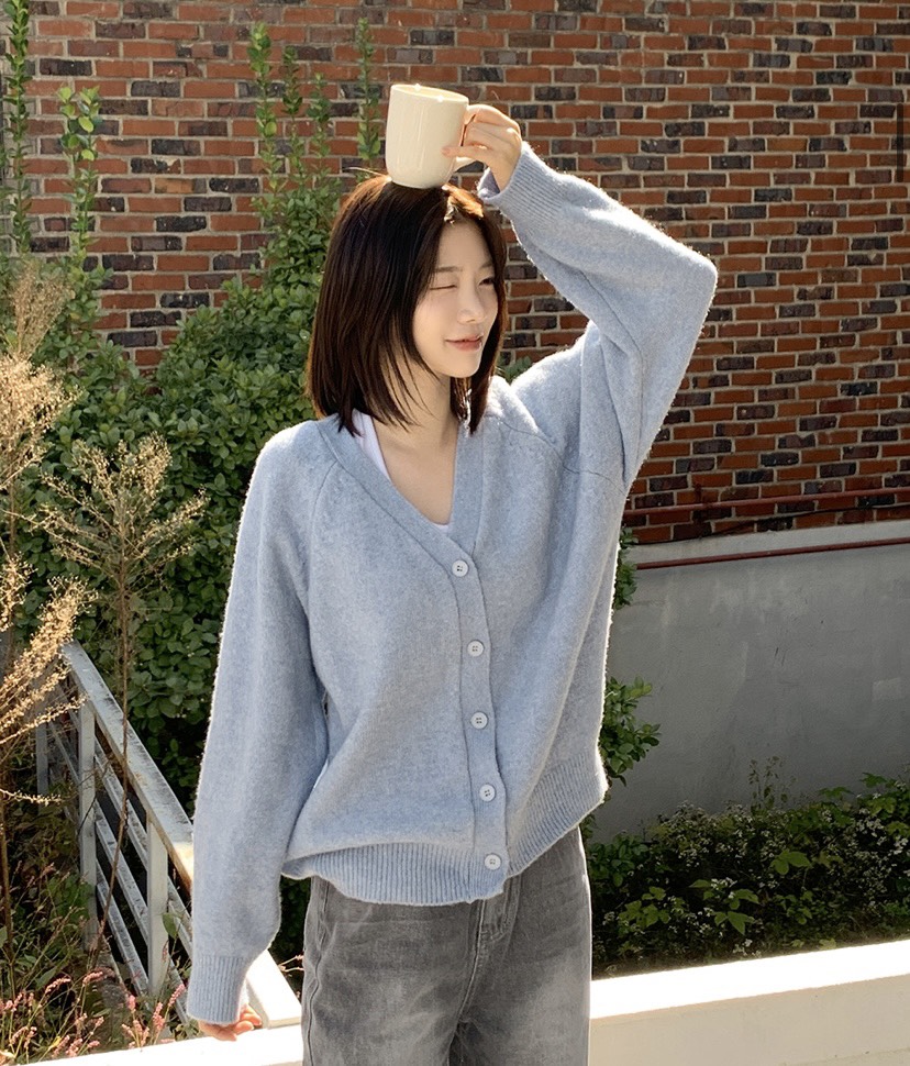 EVERCOMMERCE METICULOUSLY DESIGNED東大門㊣實拍女士新品休閑針織衫開衫EVERCOMMERCE METICULOUSLY DESIGNED針織衫圖色3