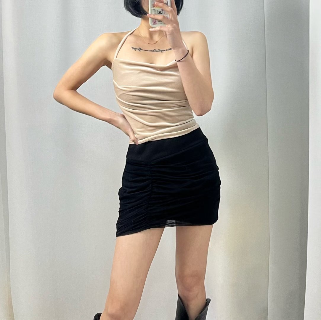 BOY MEET GIRL-T東大門㊣代購女裝新款真品25秋冬推薦短裙BOY MEET GIRL-T短裙圖色3