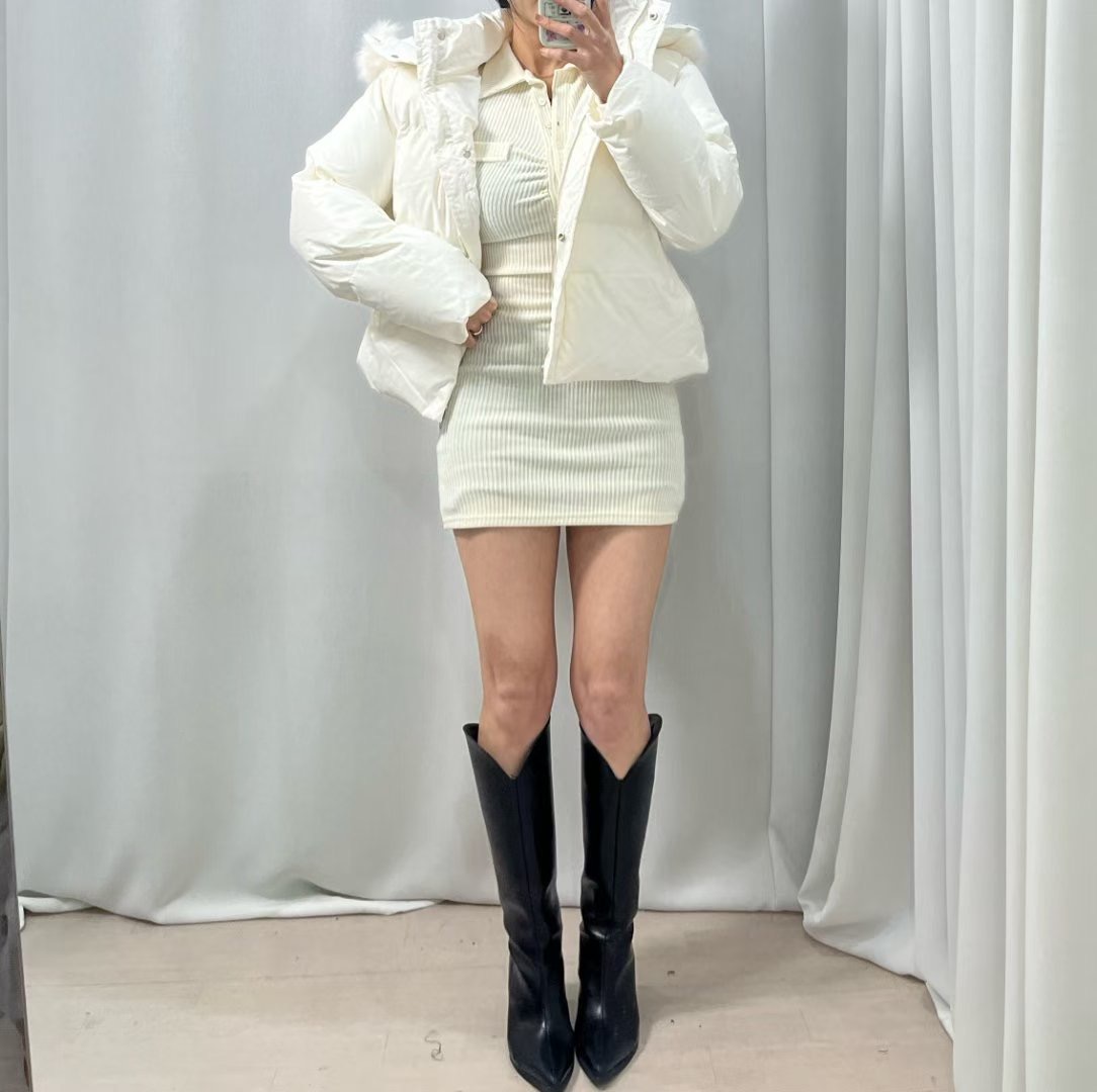 BOY MEET GIRL-T東大門㊣直郵女士新款熱賣短款棉服毛皮BOY MEET GIRL-T短款棉服