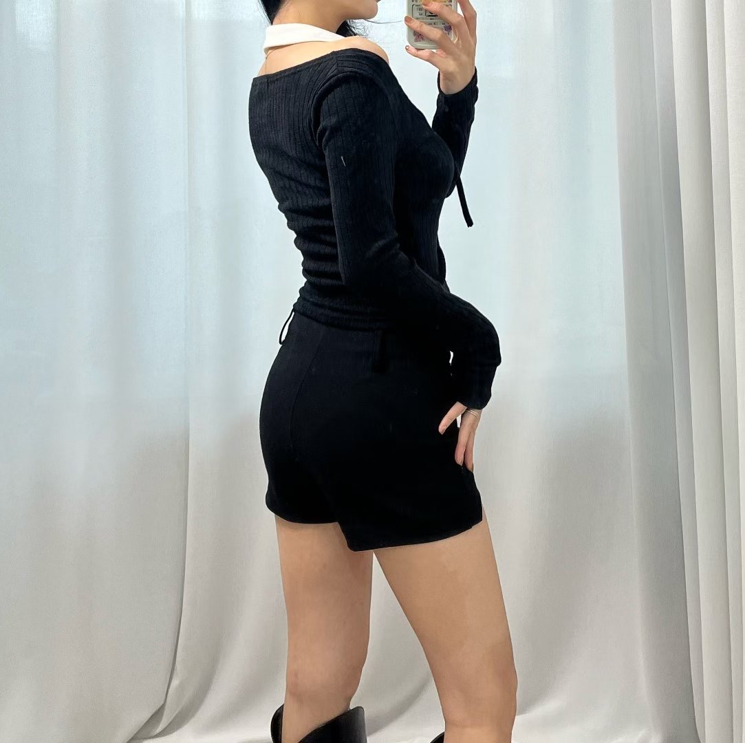 BOY MEET GIRL-T東大門㊣代購女士新款時尚25秋冬針織衫BOY MEET GIRL-T針織衫